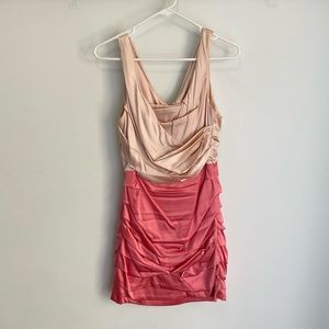 Express Colorblock Bodycon Dress